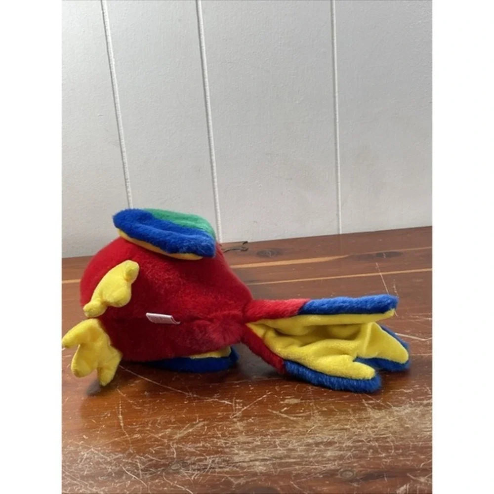 Ty Beanie Baby Parrot‎ Plush Toy 1999 Macaw Bird Stuffed Animal artsy fun bright